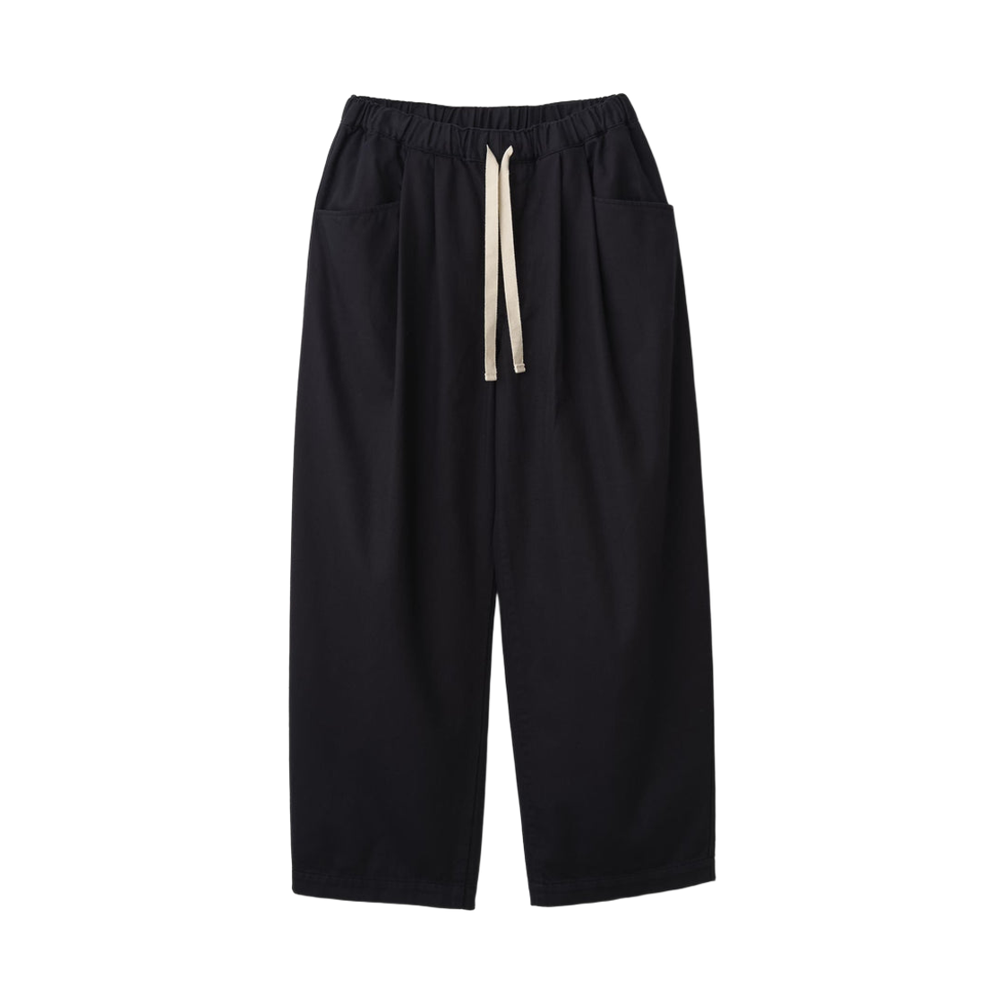 단톤 라이트웨이트 트윌 2 턱 이지 팬츠 블랙(Danton Lightweight Twill 2 Tuck Easy Pants Black)