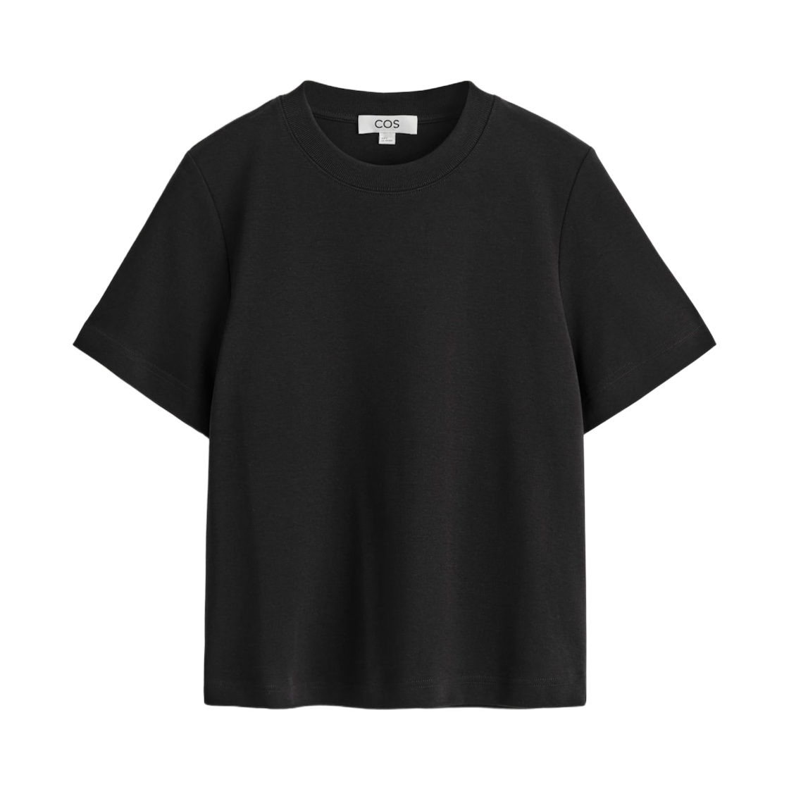 1325526002 (W) COS Clean Cut T-Shirt Black
