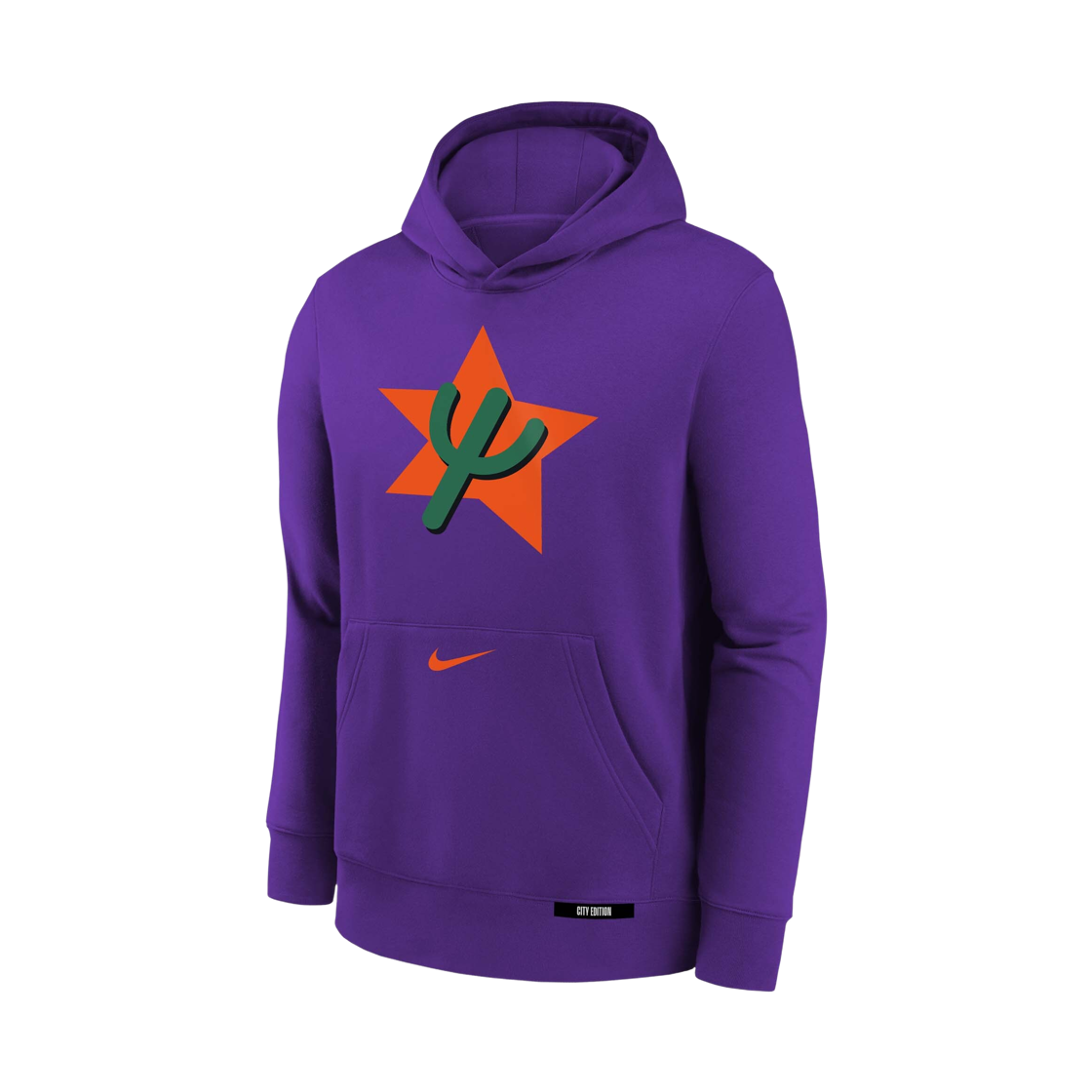 FZ0607-504 Nike Phoenix Suns Club City Edition NBA Fleece Pullover Hoodie Field Purple