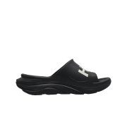 [17% 쿠폰] Hoka Ora Athletic Slide Black White