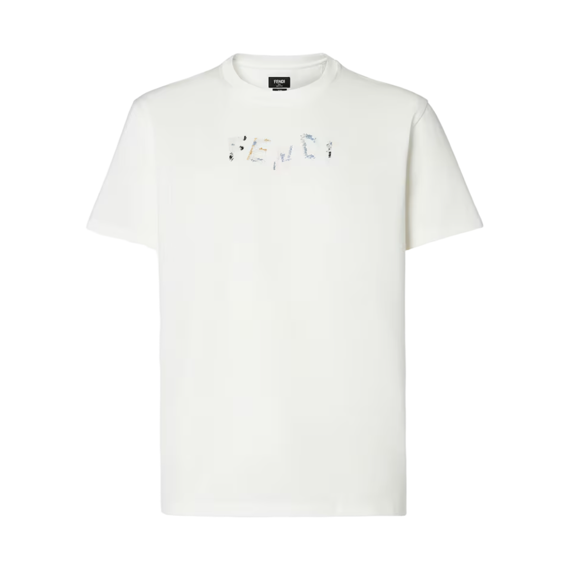 FY1319AUOBF0H0G Fendi Cotton T-Shirt White