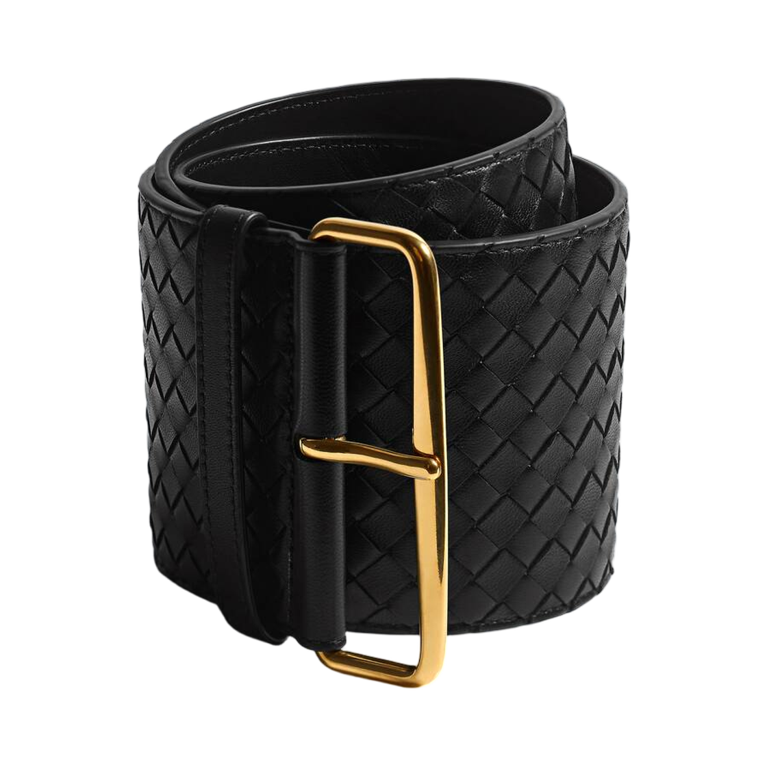 876545V0HW51007 (W) Bottega Veneta Sumo Belt Black