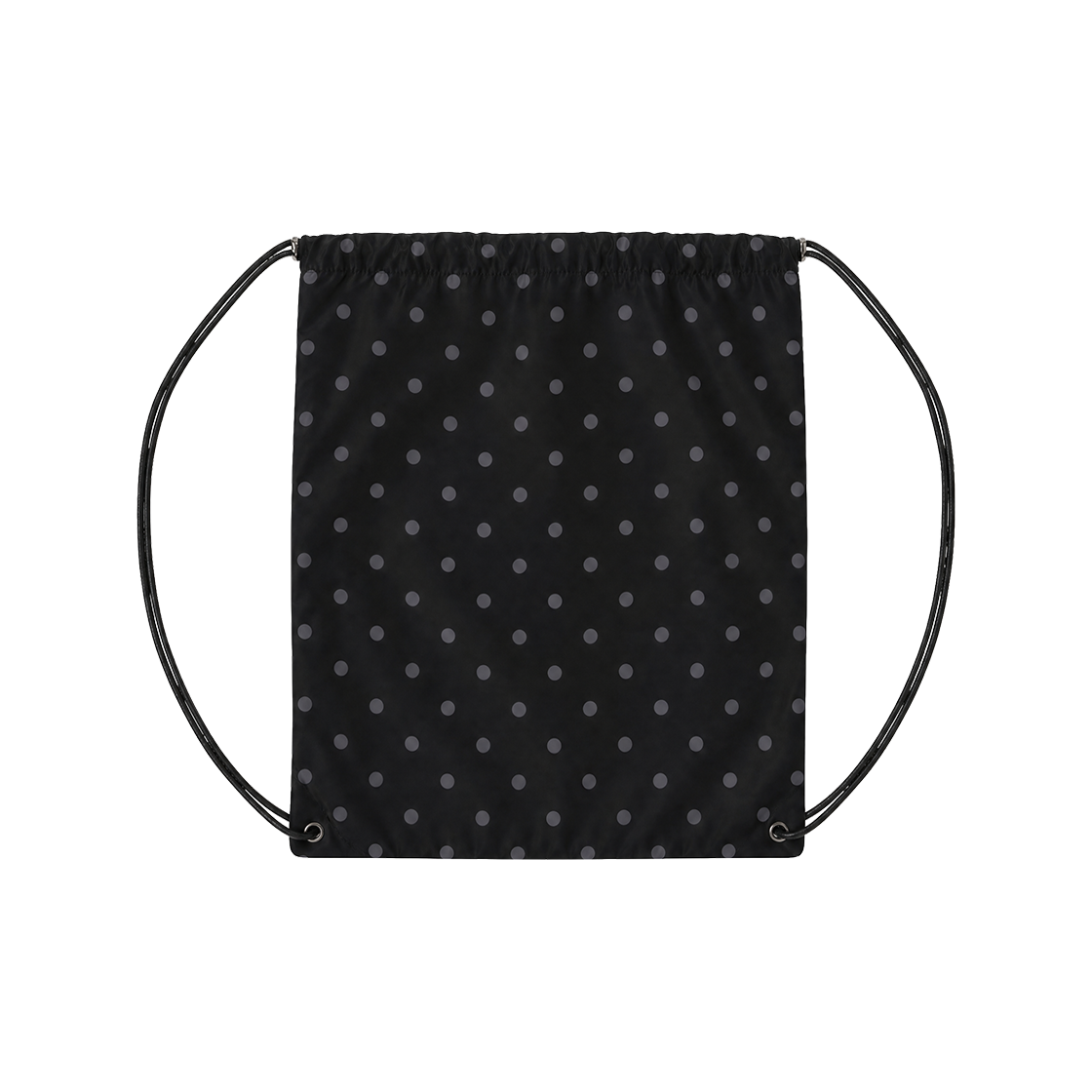 누아트스튜디오 도티 포켓 짐색 스트링백 블랙(NUART STUDIO Dotty Pocket Drawstring Gym Bag Black) - 2