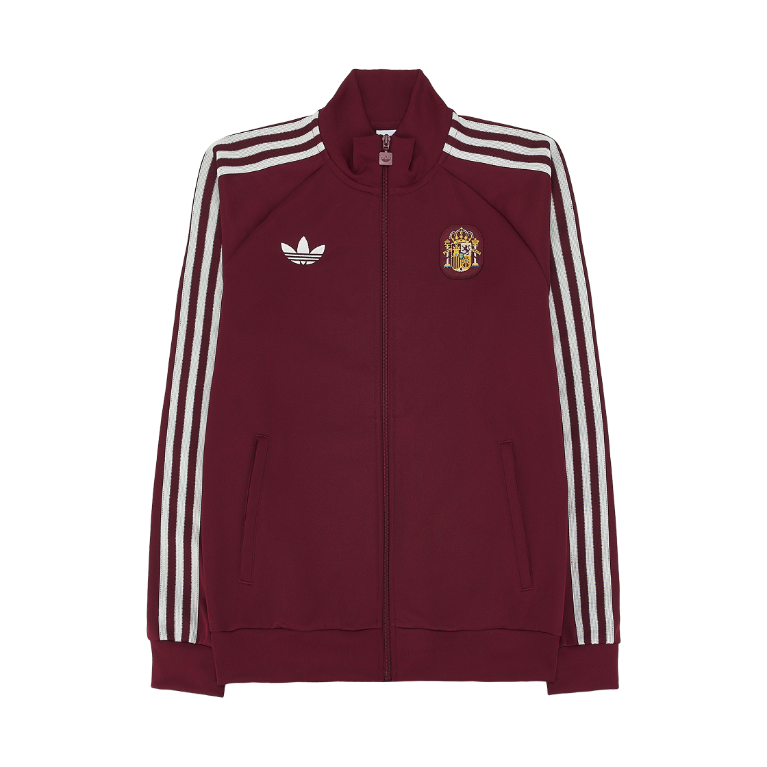 아디다스 스페인 오리지널스 트랙 탑 팀 콜 버건디 2 - KR 사이즈 (논 마킹 버전)(Adidas Spain Originals Track Top Team Coll Burgundy 2 - KR Sizing (Non Marking Ver.))