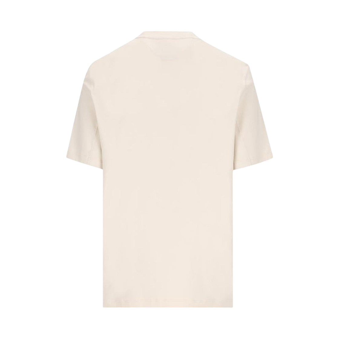 브루넬로 쿠치넬리 로고 코튼 저지 크루넥 티셔츠 에크루(Brunello Cucinelli Cotton Jersey Crewneck T-Shirt with Logo Ecru) - 2