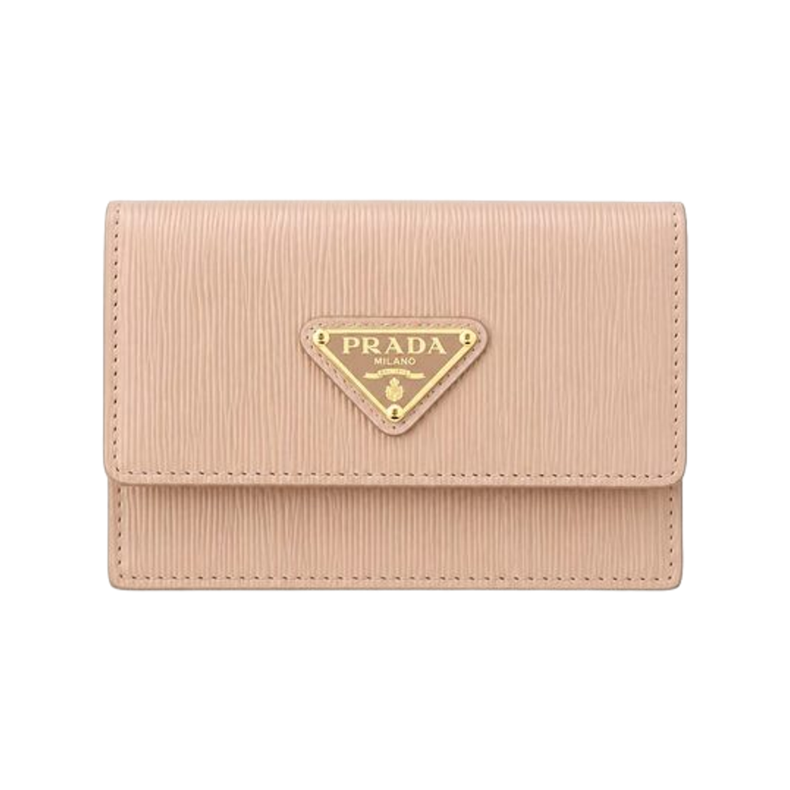 1MF028-2DDU-F0236 Prada Vitello Move Leather Card Holder Powder Pink