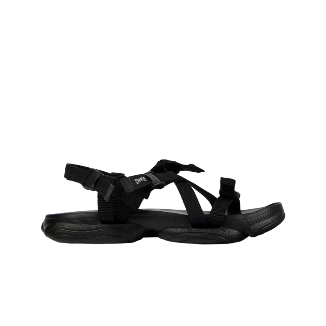 K201900-001 (W) Camper Karst Textile Sandals Black