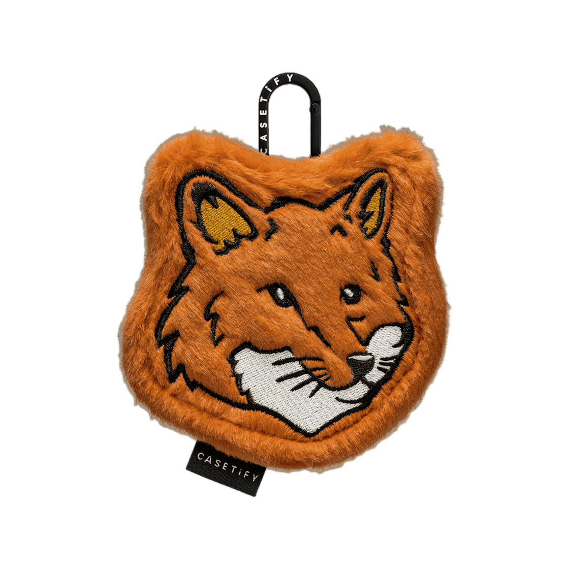 - Casetify x Maison Kitsune Earbuds Plush Collectible Earbuds Pouch Orange