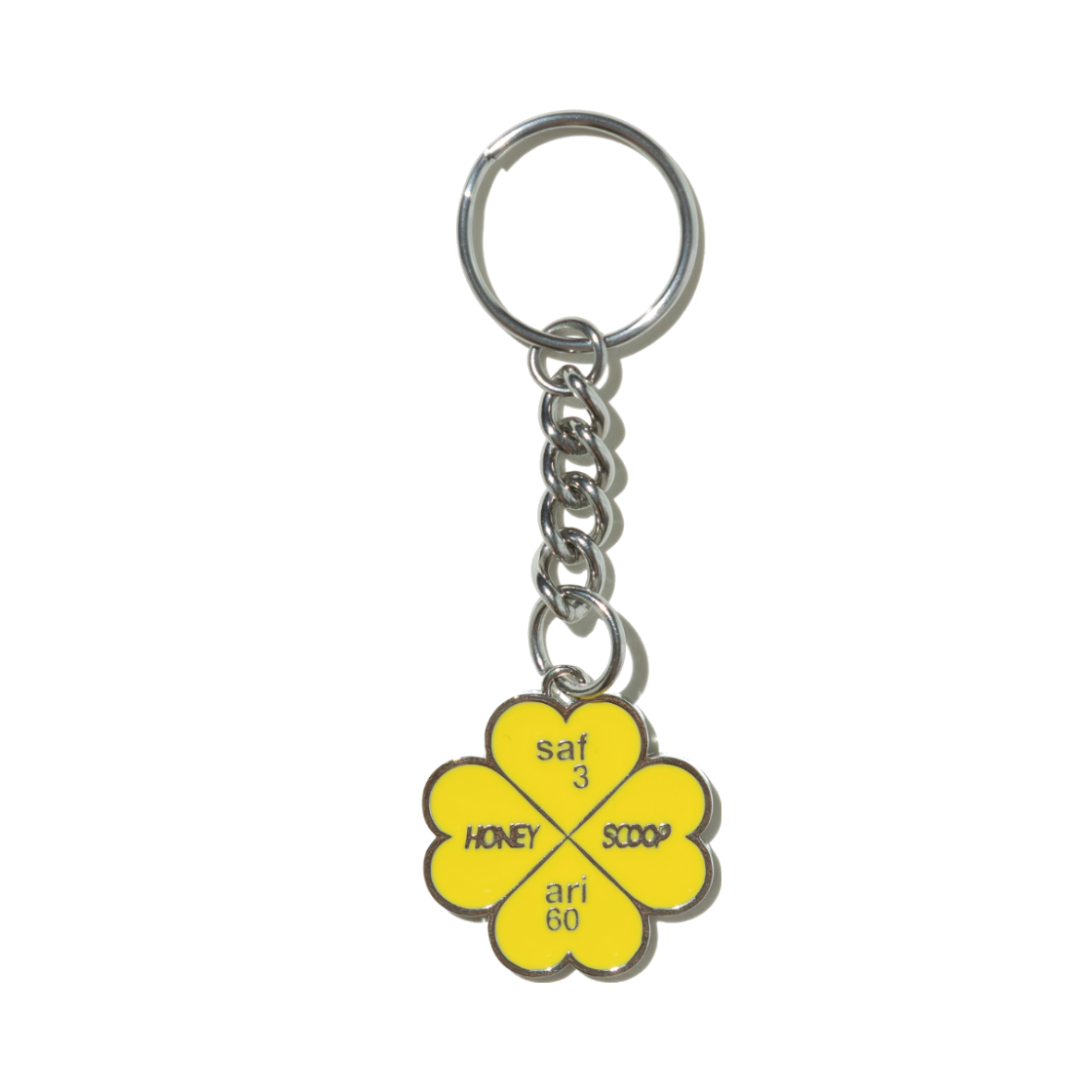 ECGHSUAC010YELOS Honey Scoop House x Safarispot Clover Keychain Honey