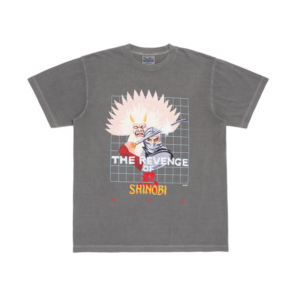 버퍼 세가 시노비 지드 티셔츠 블랙(Buffer Sega Shinobi Zeed T-Shirt Black)