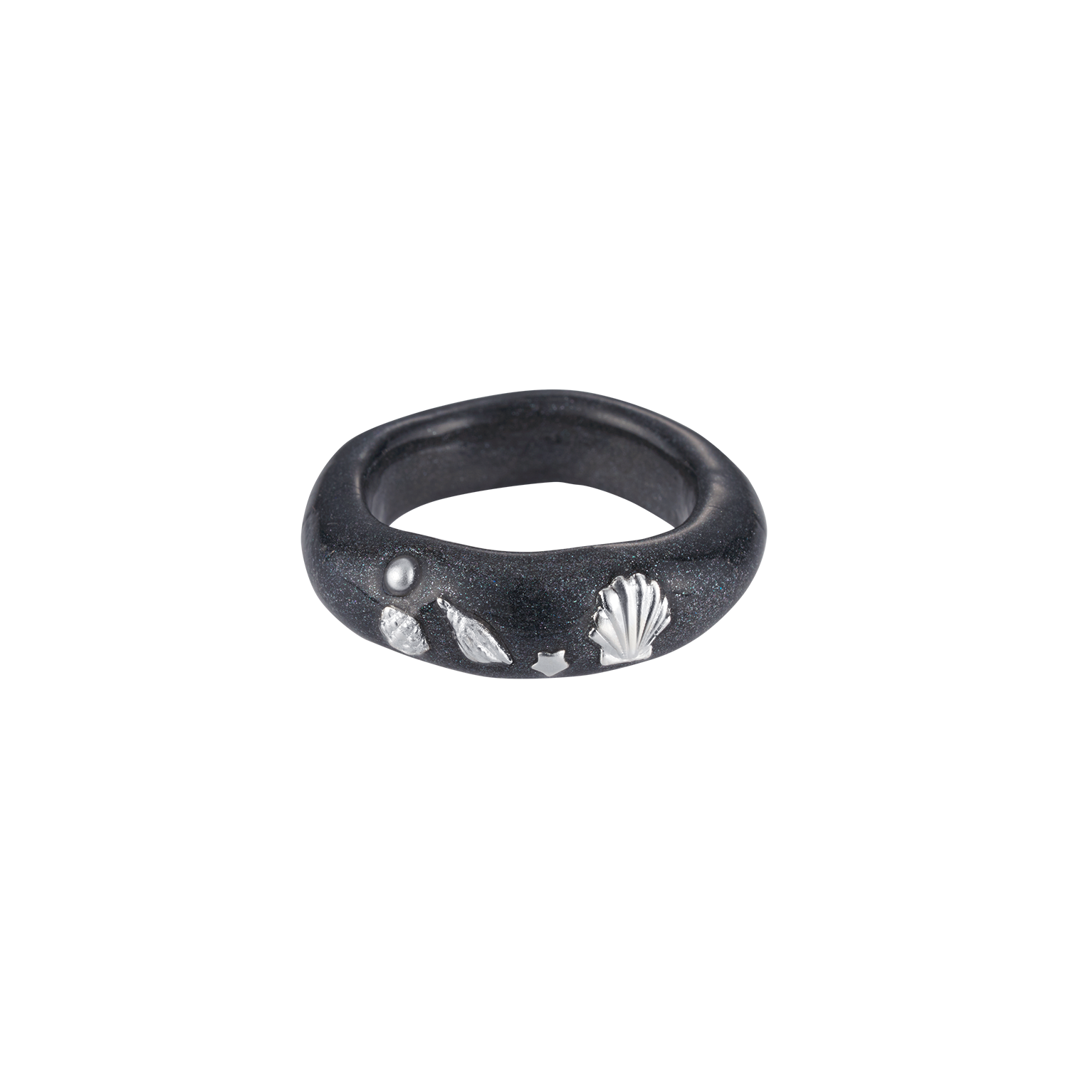 엔프프 세토 링 펄 블랙(Nff Ceto Ring Pearl Black)