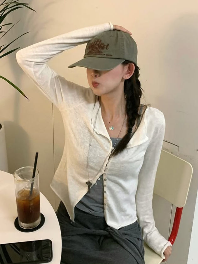 Knitted Palmtree Logo Ballcap Khaki, Knitted Palmtree Logo Ballcap Blue 착용 스타일 - 1