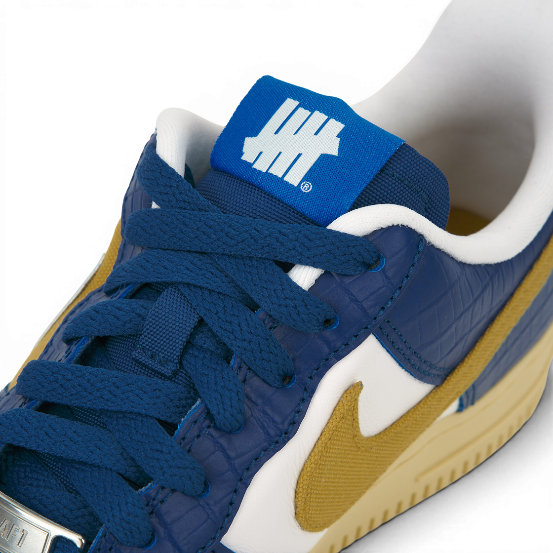 나이키 x 언디핏 에어포스 1 로우 SP 5 온 잇 코트 블루(Nike x Undefeated Air Force 1 Low SP 5 On It Court Blue) - 7