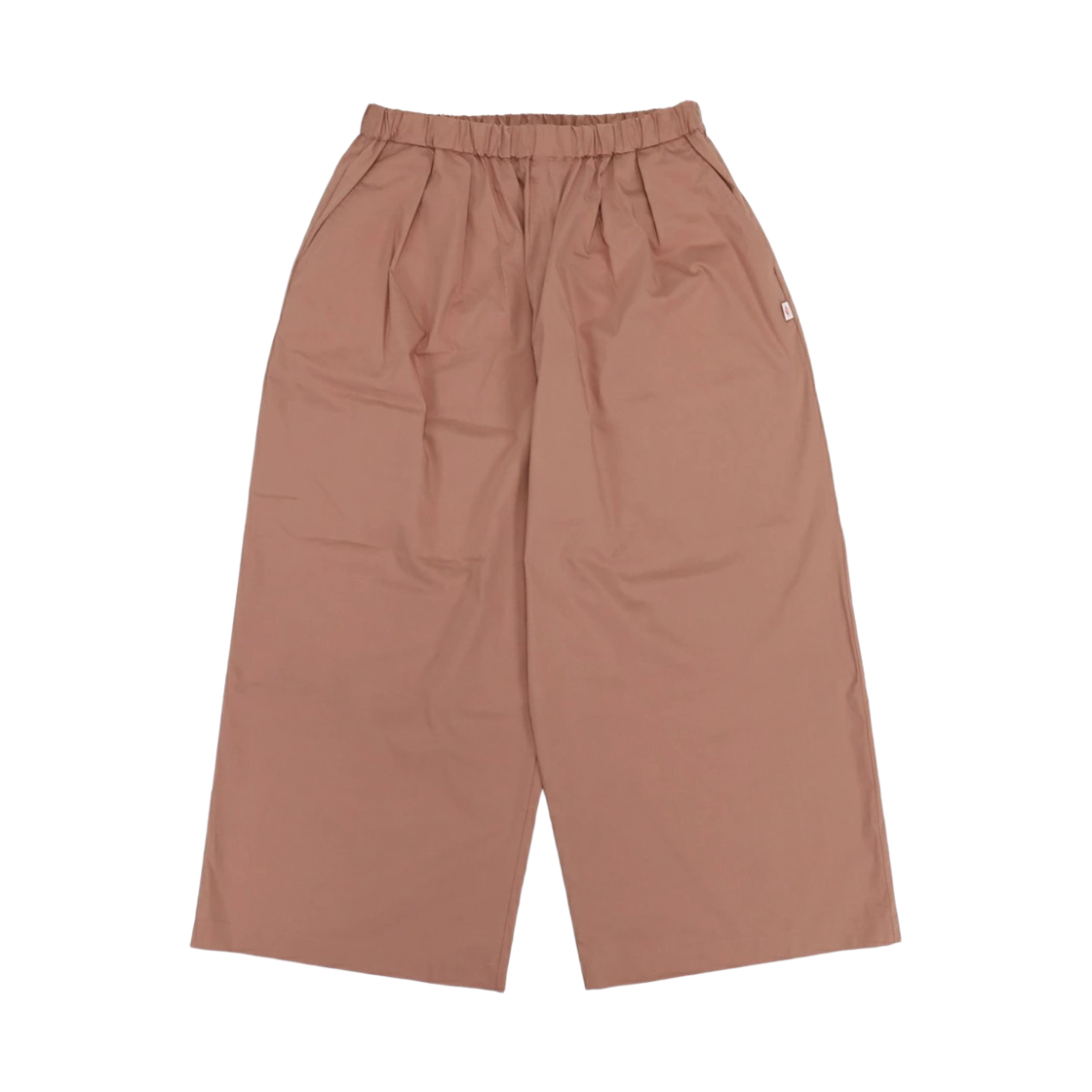 (W) 단톤 타이프라이터 크롭 와이드 팬츠 핑크((W) Danton Typewriter Cropped Wide Pants Pink) - 1