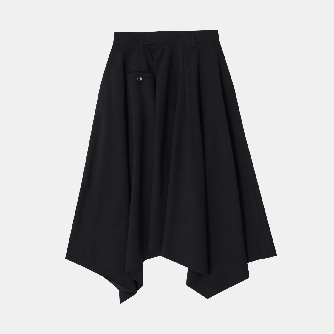 (W) 송지오 바이어스 컷 스커트 블랙((W) SONGZIO Bias Cut Skirt Black) - 2