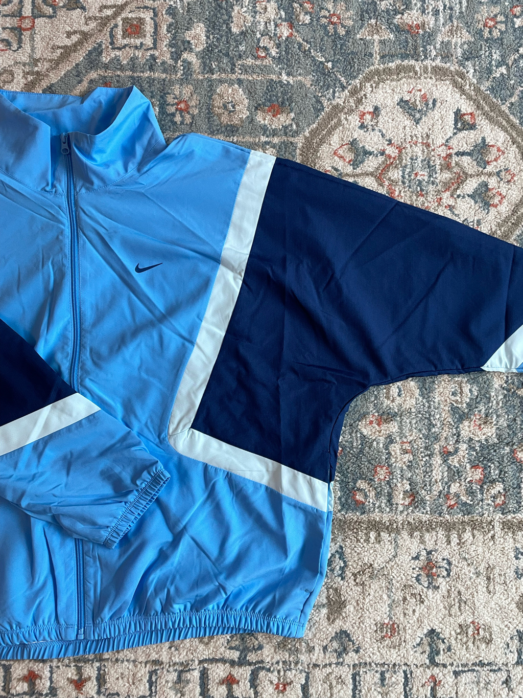 Nike Icon Woven Basketball Jacket University Blue Glacier Blue - Asia 착용 스타일 - 2