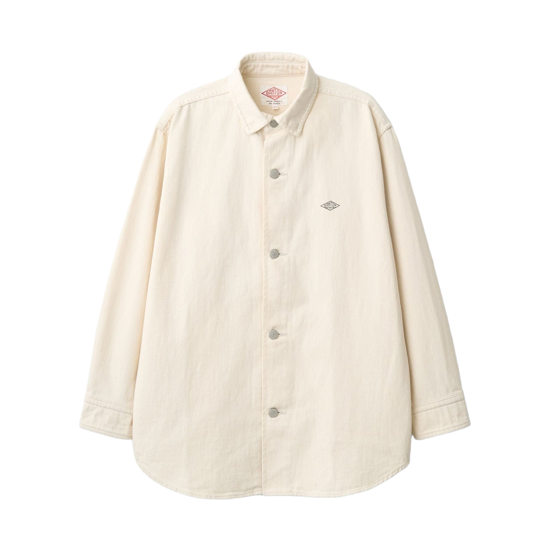 DT-B0433-MHT (W) Danton Cotton Drill Shirt Jacket Ecru