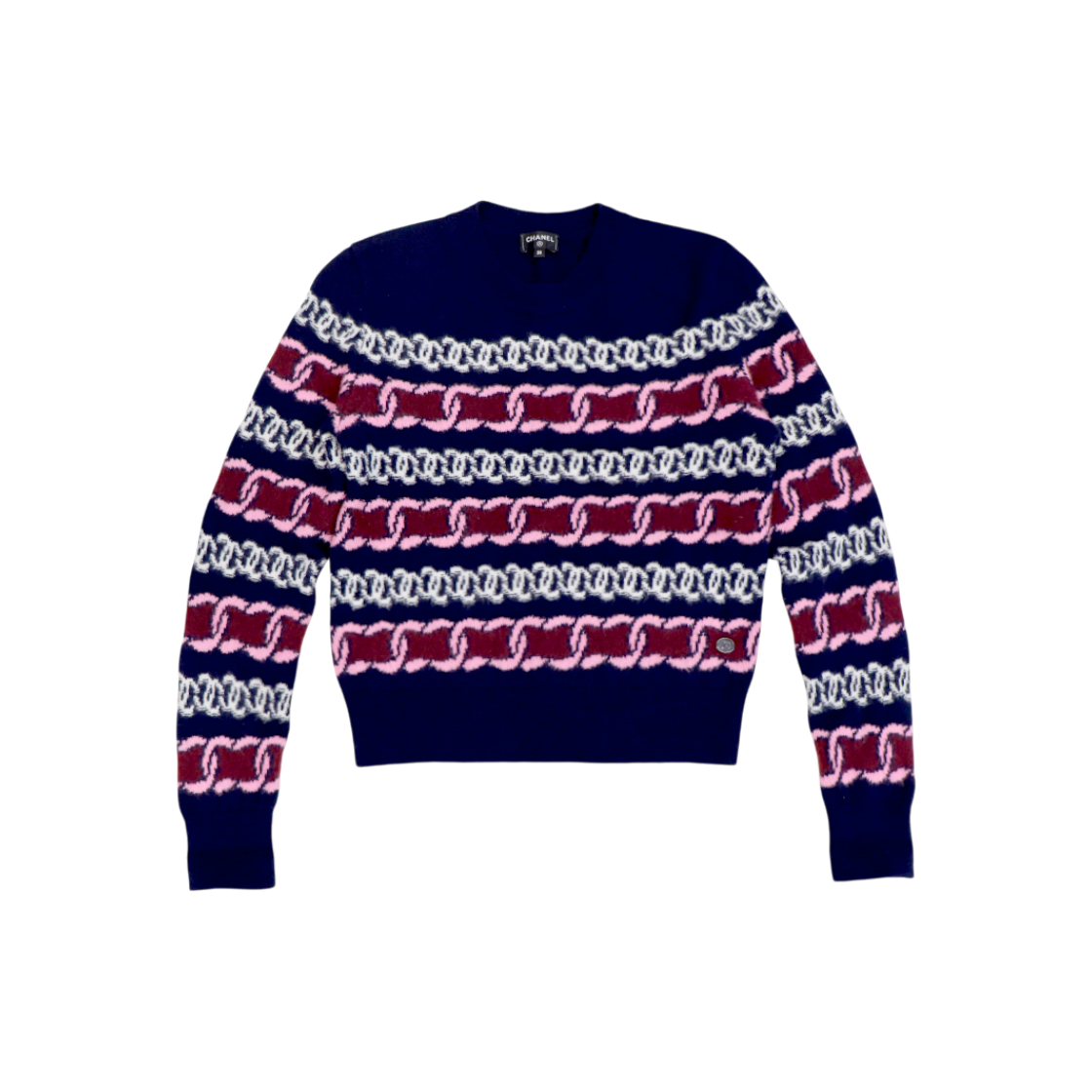 샤넬 네이비 CC 로고 캐시미어 풀오버 C-C60933(Chanel Navy CC Logo Cashmere Pullover C-C60933) - 1