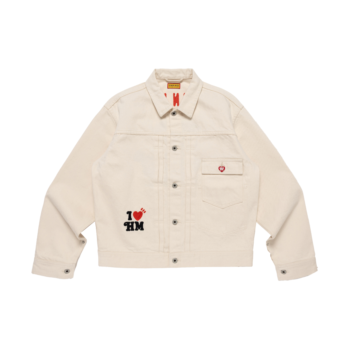 휴먼 메이드 x 베르디 워크 자켓 화이트 - 잠실 스토어 한정(Human Made x Verdy Work Jacket White - Jamsil Store Exclusvie) - 2