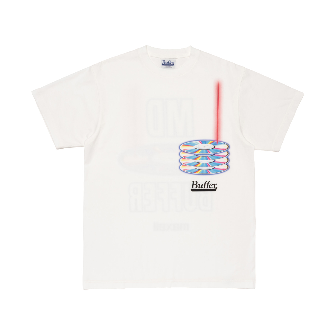 버퍼 맥셀 믹스 마스터 티셔츠 화이트(Buffer Maxell Mix Master T-Shirt White) - 1