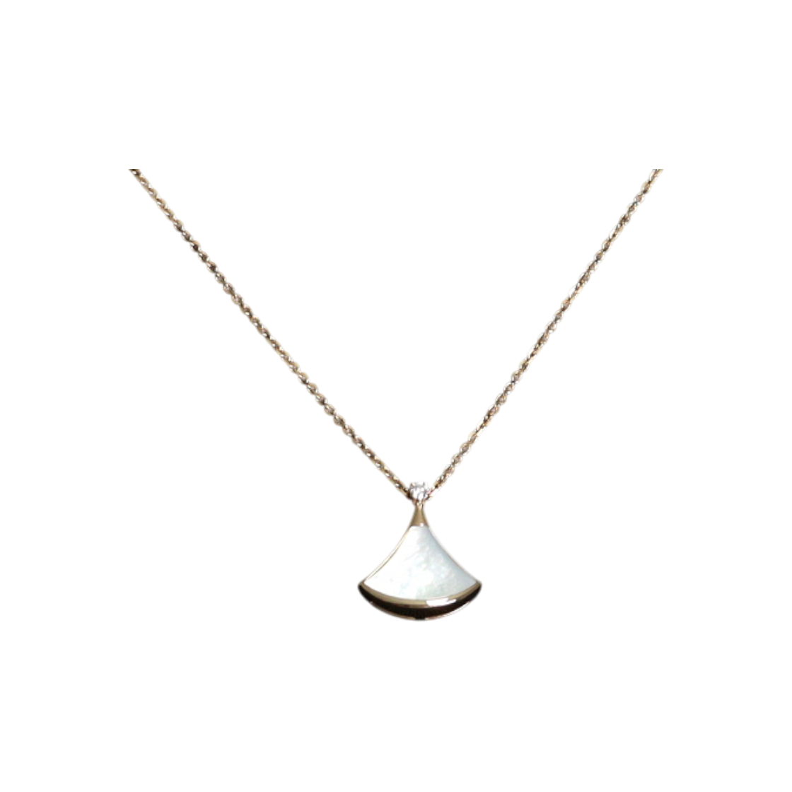 ITJ2JB4S3C6V Bulgari Diva's Dream Necklace in 18K Rose Gold 0.03 Carat Diamond