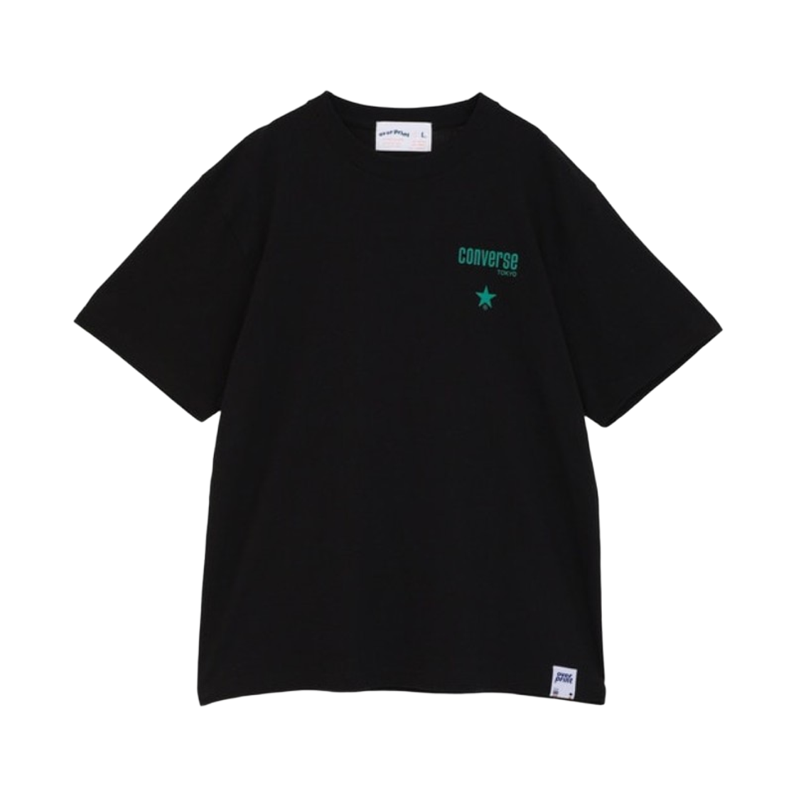 컨버스 도쿄 x 오버 프린트 스트리트 걸 티셔츠 제로 제로 히어로 블랙(Converse Tokyo x Over Print Street Girl T-Shirt Zero Zero Hero Black) - 2