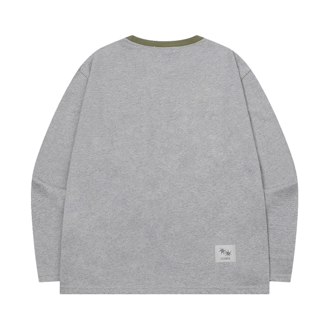 코이리스 솔루나 라운드넥 배색 긴팔 티 남녀공용 그레이(Coiris Soluna R-Neck Long Sleeve T Unisex Gray) - 4