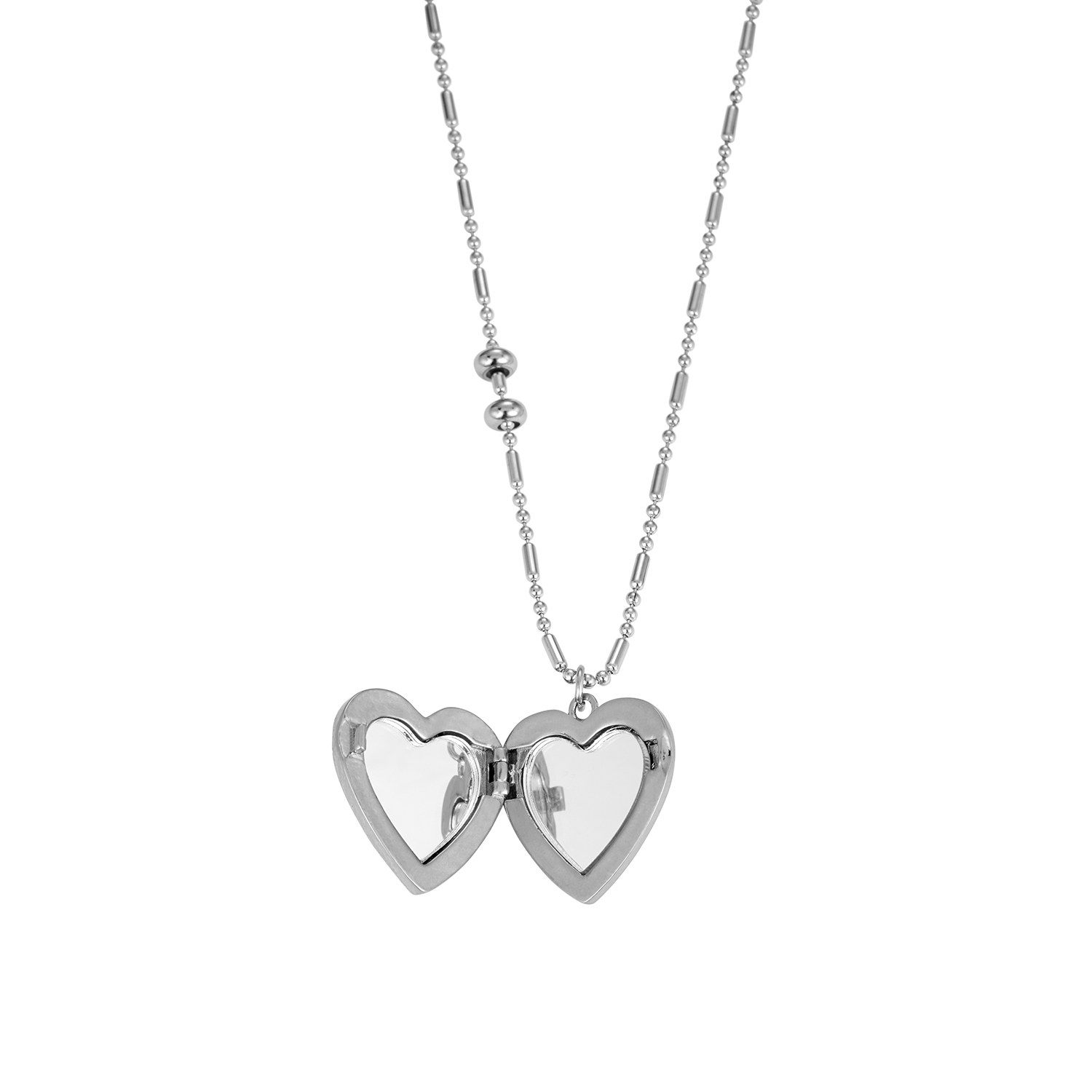 엔프프 벨렌 로켓 네크리스 실버(Nff Velen Locket Necklace Silver) - 2