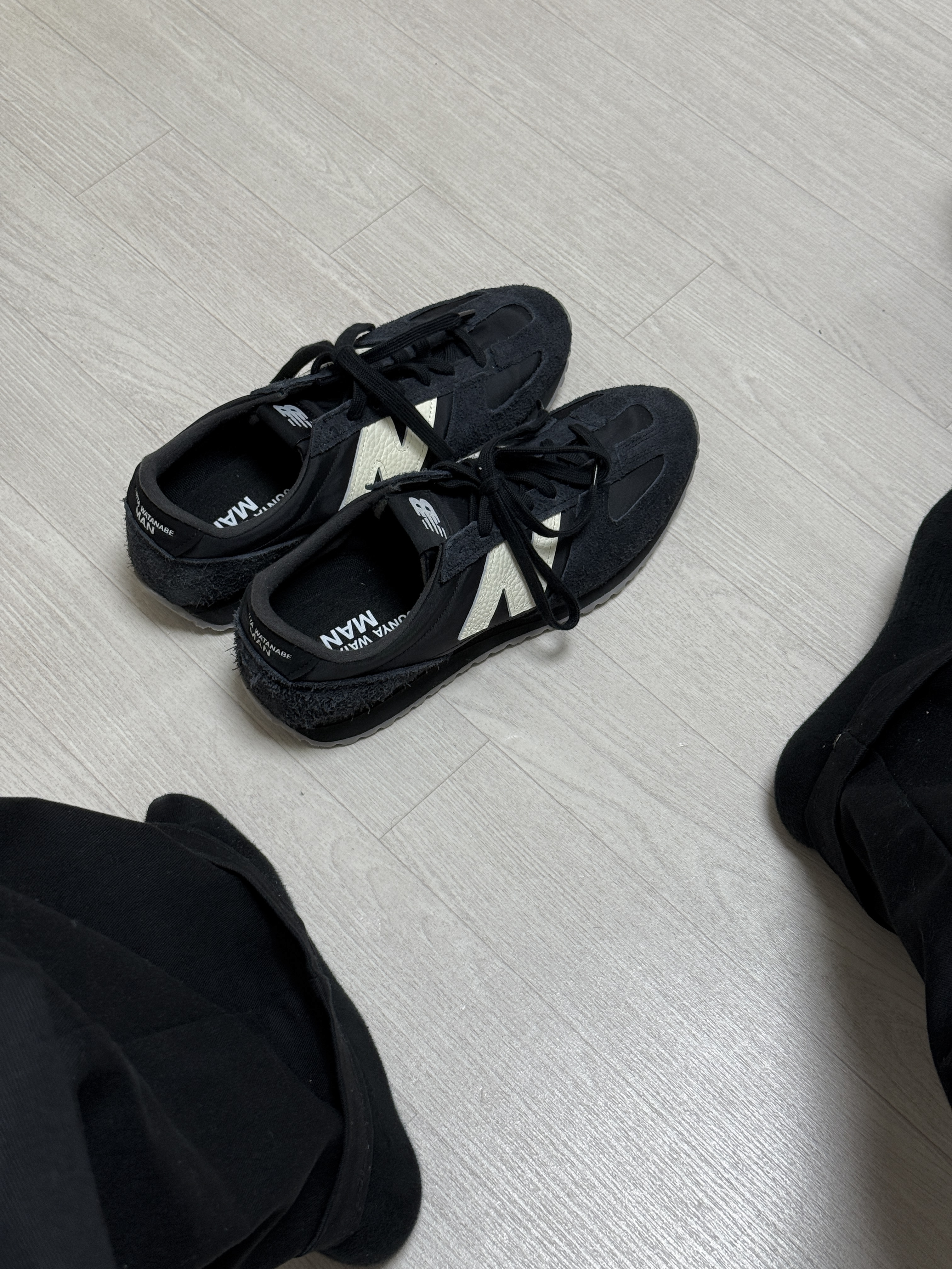 New Balance x Junya Watanabe Man 471 Black 착용 스타일 - 2