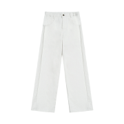 STU Double Side Line Pants In White