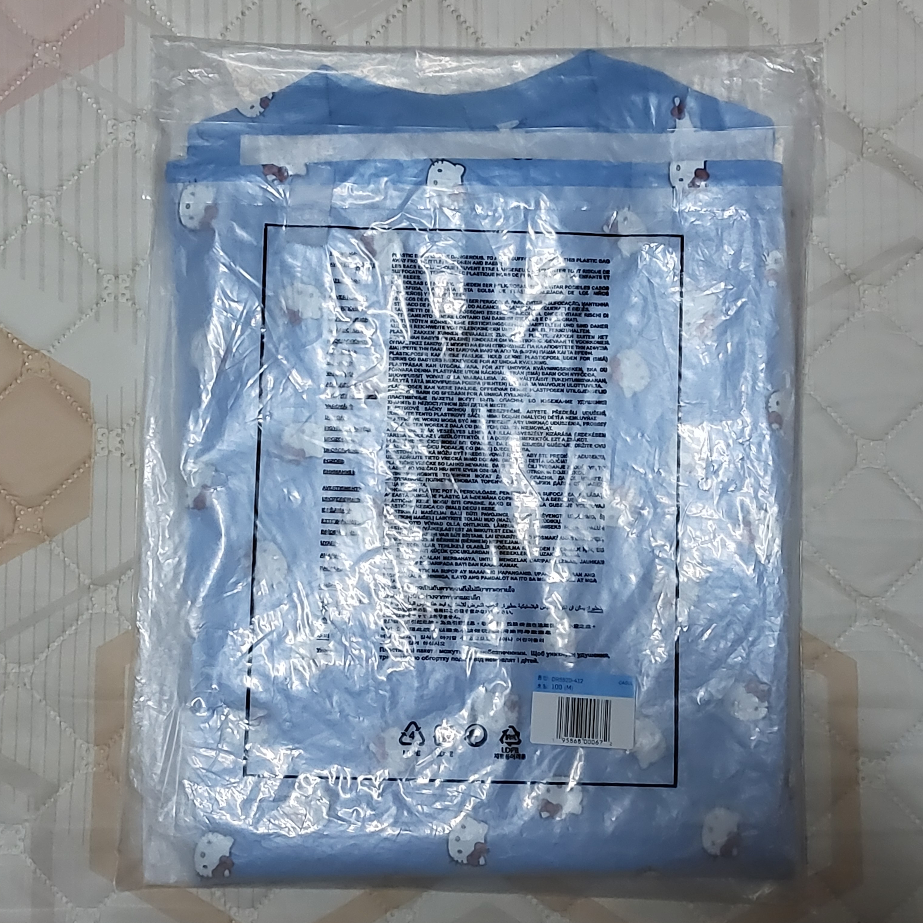 Nike x Hello Kitty NRG T-Shirt University Blue - Asia 착용 스타일 - 8