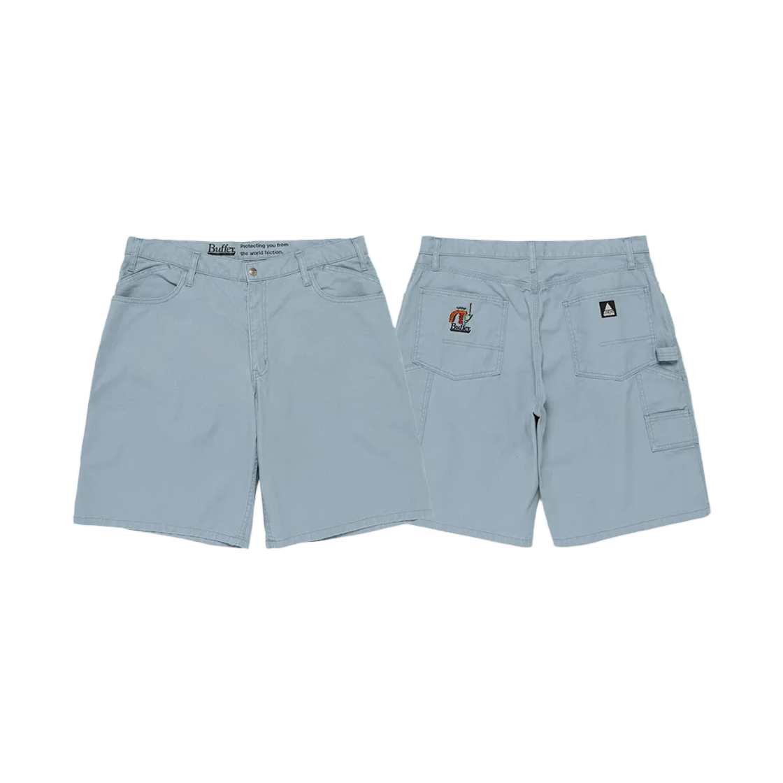 버퍼 커스텀 쇼츠 팬츠 블루(Buffer Custom Short Pants Blue)