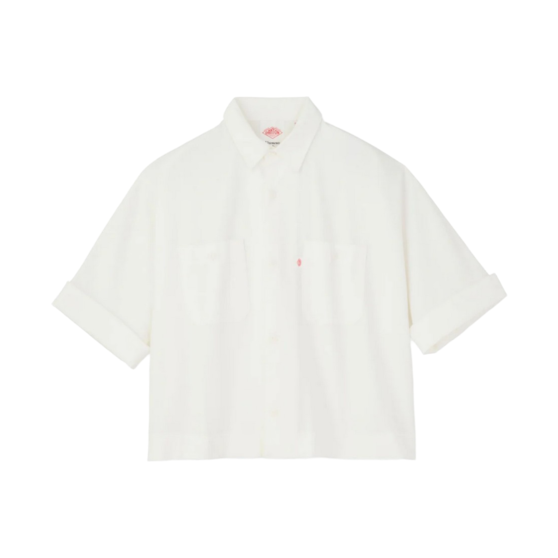 DT-B0345-SCA (W) Danton Cotton Chambray Work Shirt White