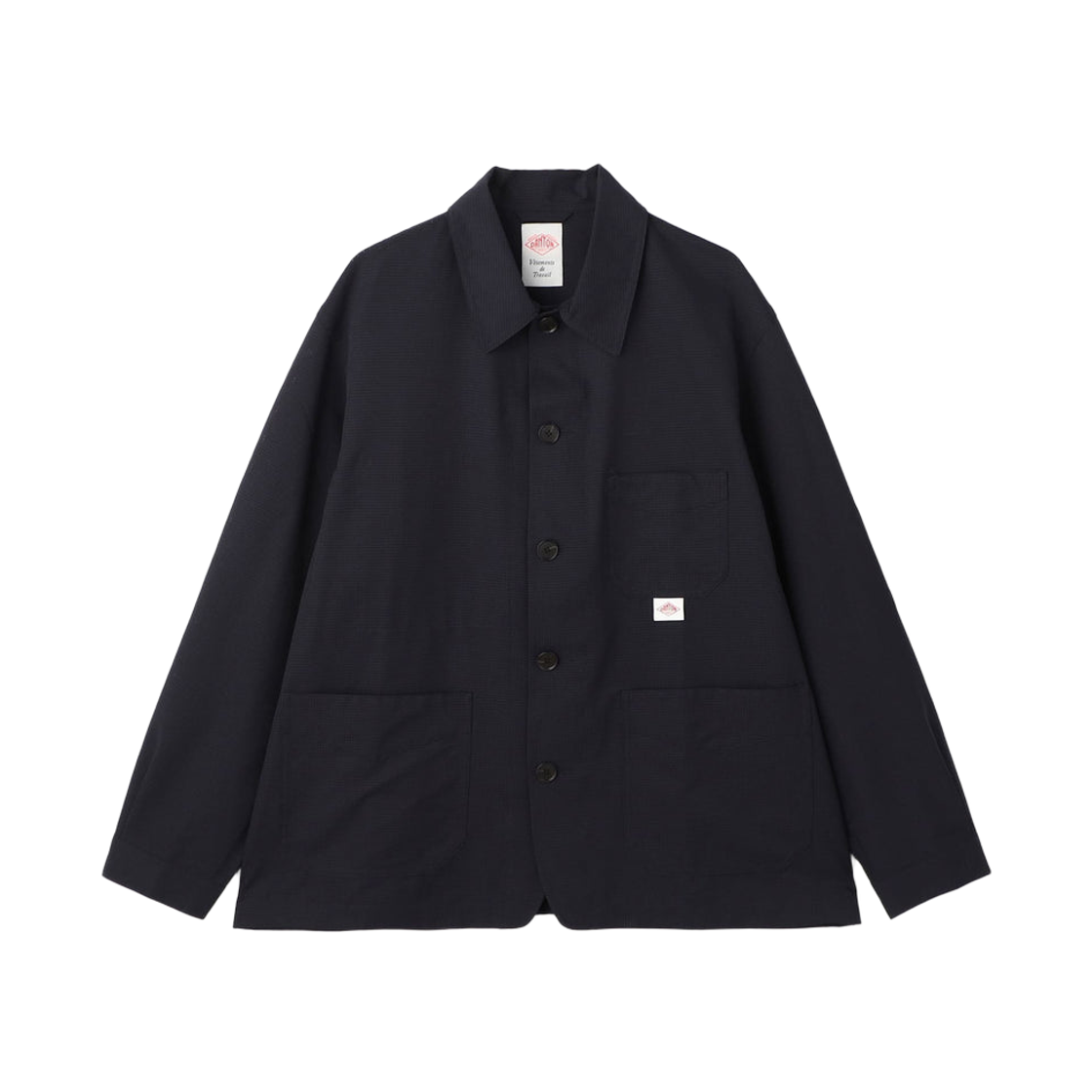 DT-B0441-CDS Danton Dotair Long Sleeve Coverall Shirt Navy