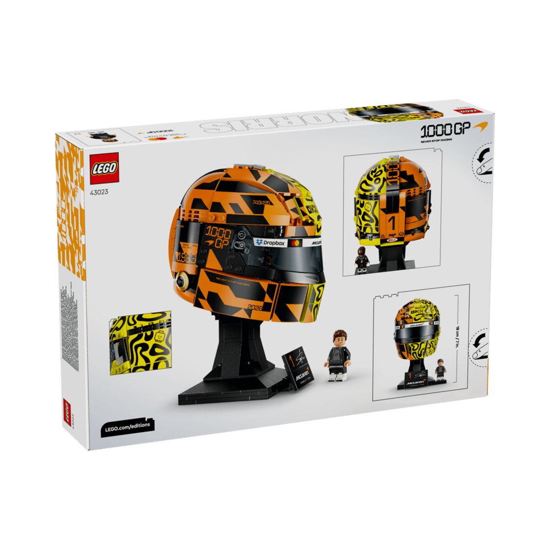 레고 에디션 맥라렌 마스터카드 F1 팀 랜도 노리스 헬멧(Lego Editions Mclaren Mastercard F1 Team Lando Norris Helmet) - 2