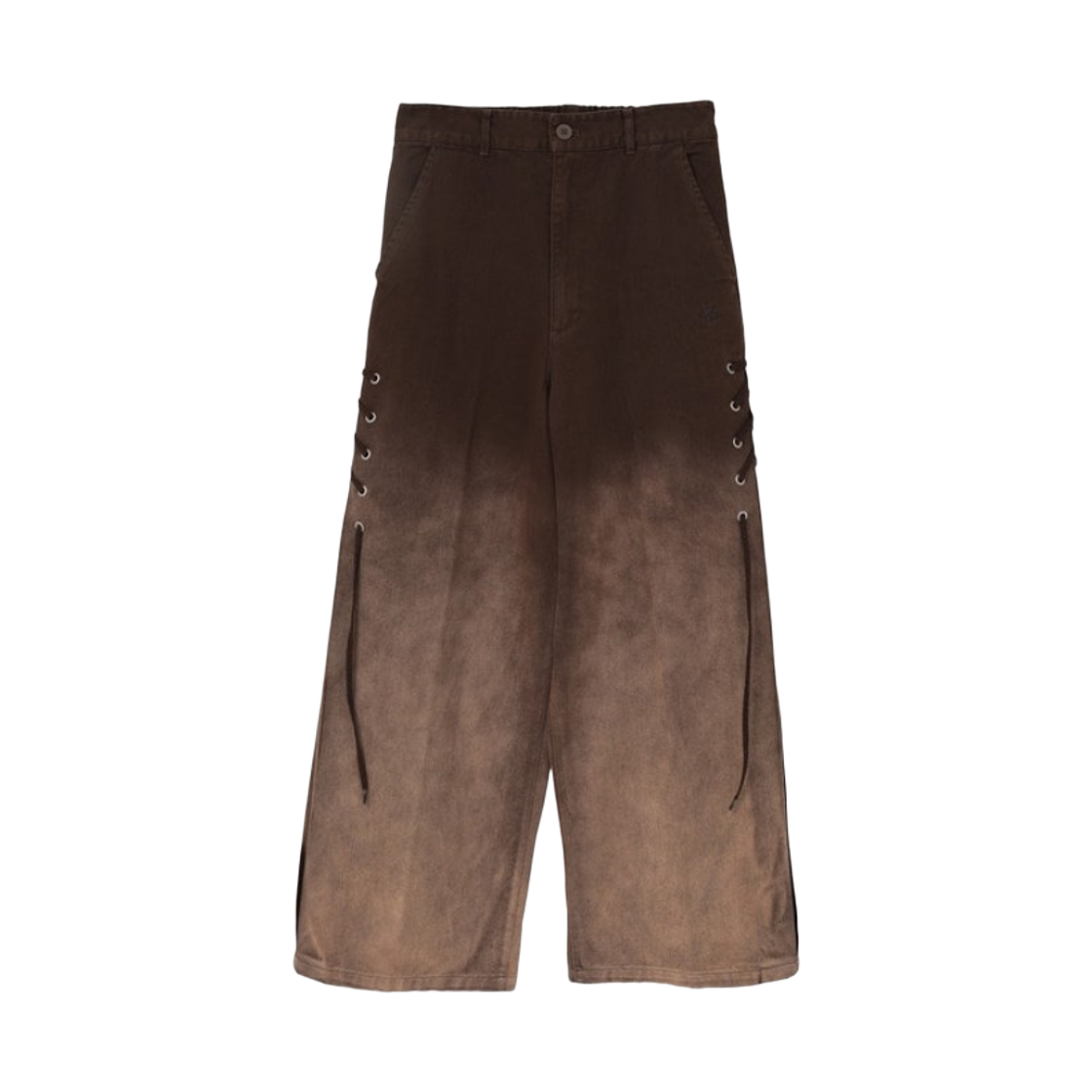 컨버스 도쿄 페이드 컬러 레이스업 팬츠 브라운(Converse Tokyo Fade Color Lace-Up Pants Brown)
