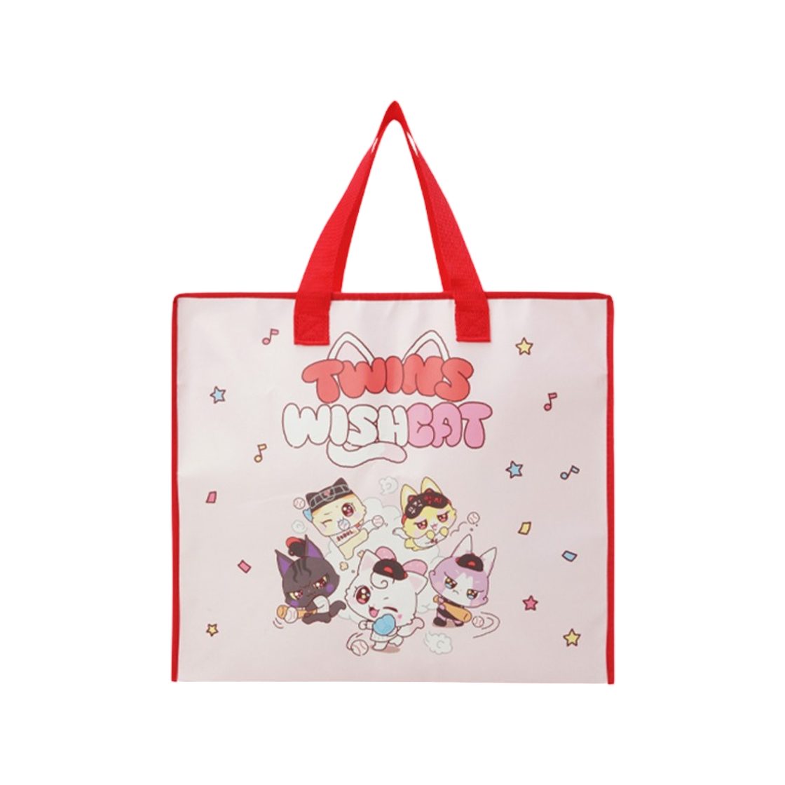 LG 트윈스 x 위시캣 타포린 백 멀티(LG Twins x Wishcat Tarpaulin Bag Multi)