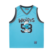 WKNDRS x The Smurfs 58 Basketball Jersey S.Blue