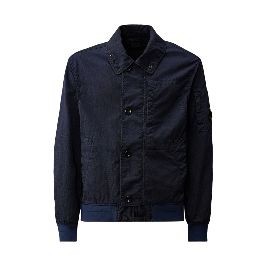 20CMOW073A110540S889 C.P. Company Panama-R Bomber Jacket Midnight Navy Blue - 26SS