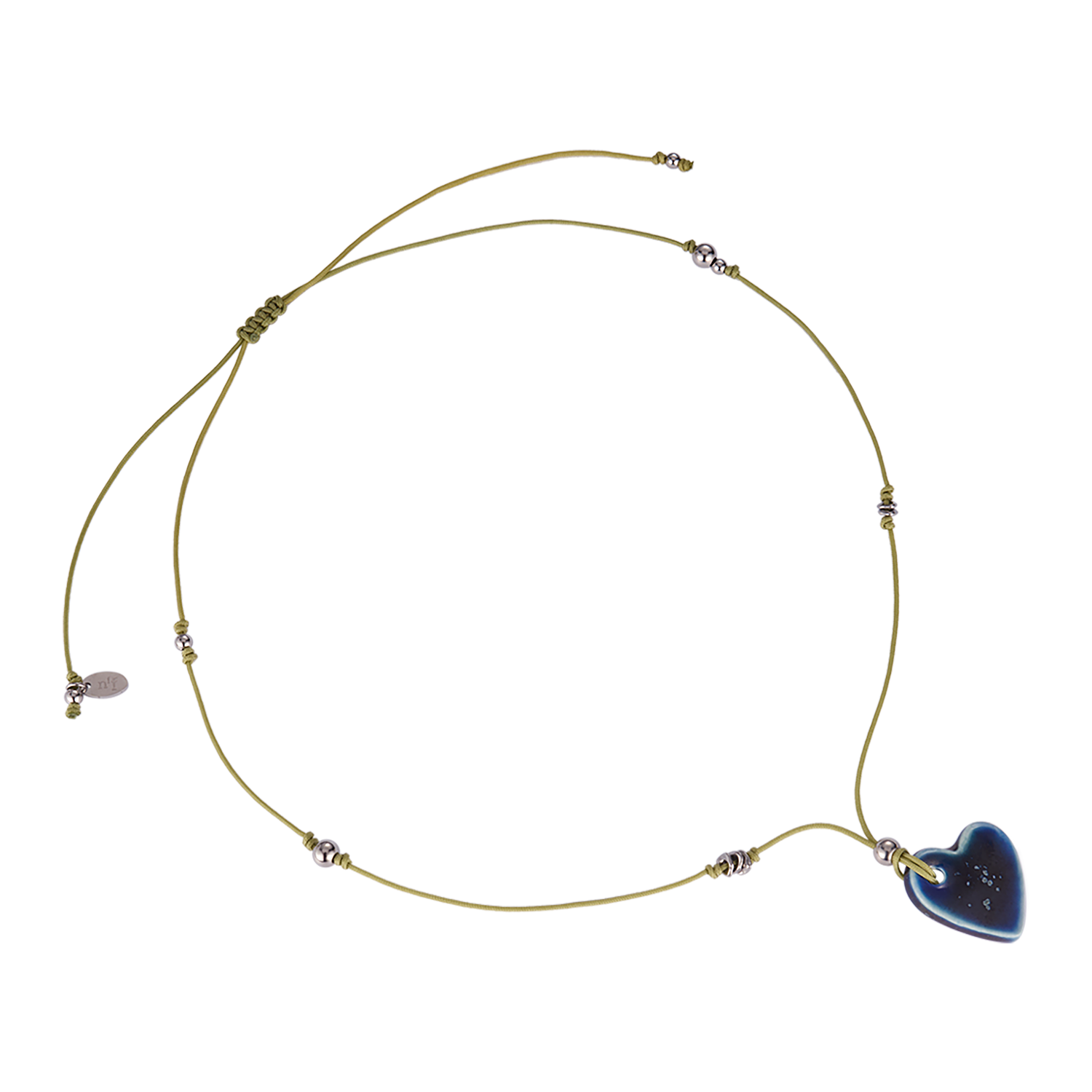 엔프프 에이본 세라믹 네크리스 네이비(Nff Aevon Ceramic Necklace Navy)