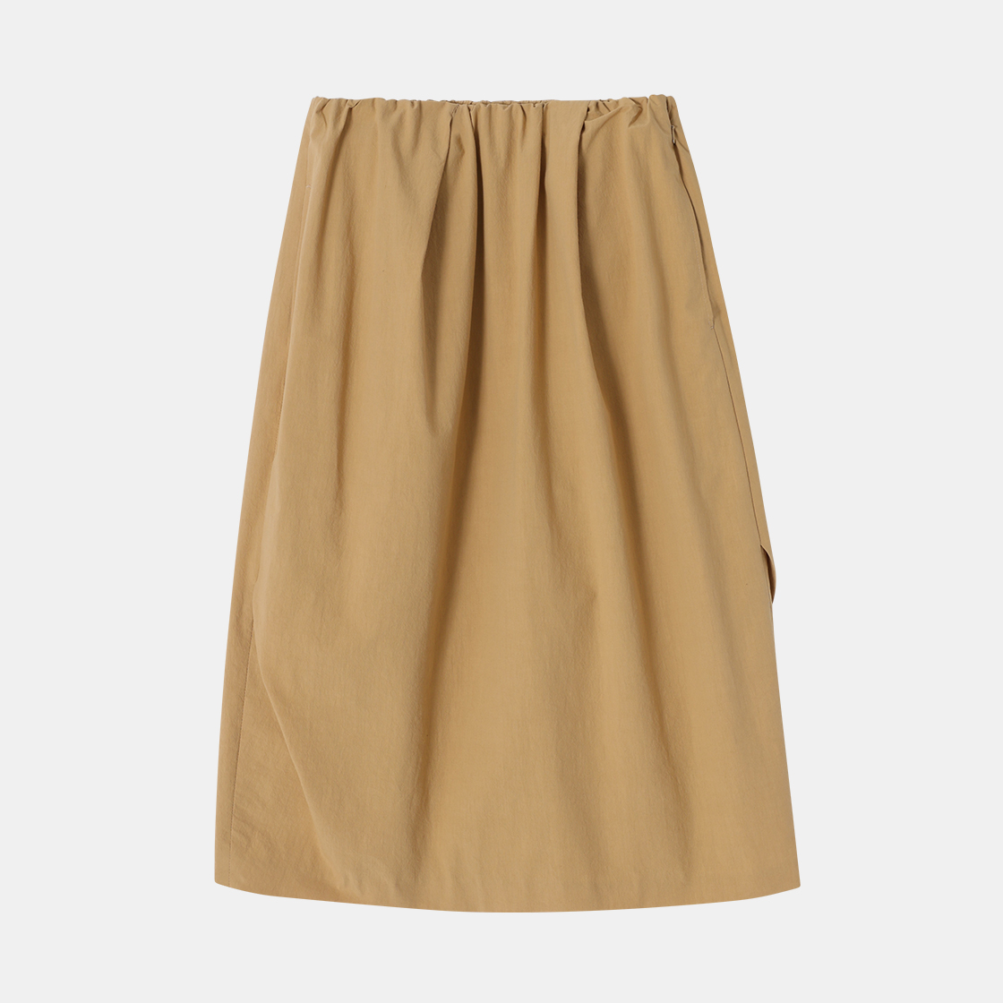 (W) 송지오 슬랜트 플리츠 스커트 카멜((W) SONGZIO Slant Pleats Skirt Camel) - 2