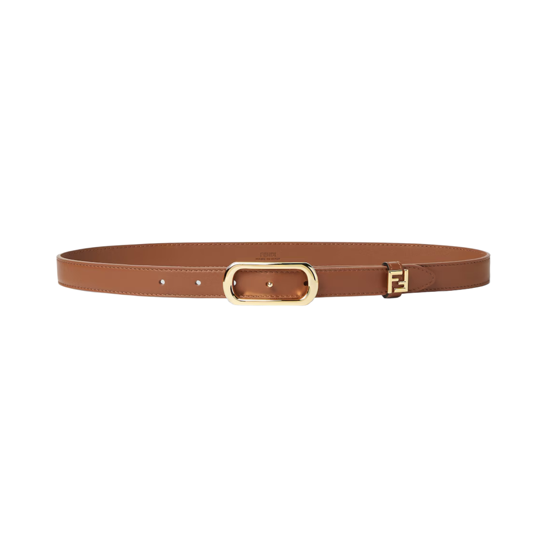 8C0778A0KKF1UJK (W) Fendi FF Belt Brown