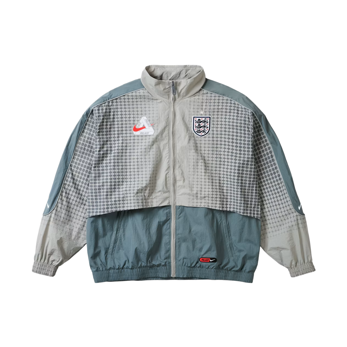 팔라스 x 나이키 잉글랜드 트랙 자켓 퓨터 그레이 쿨 그레이(Palace x Nike England Track Jacket Pewter Grey Cool Grey) - 1