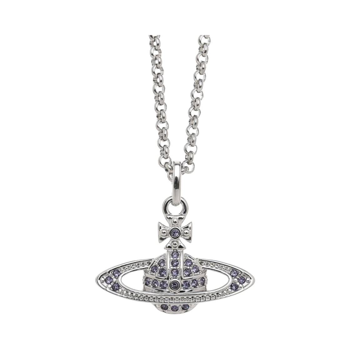 비비안 웨스트우드 미니 바스 릴리프 오브 펜던트 플래티넘 실버(Vivienne Westwood Mini Bas Relief Orb Pendant Platinum Silver)