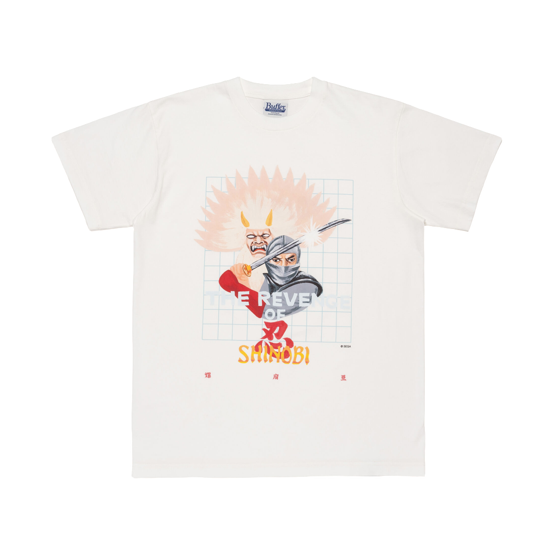 버퍼 세가 시노비 지드 티셔츠 화이트(Buffer Sega Shinobi Zeed T-Shirt White) - 1