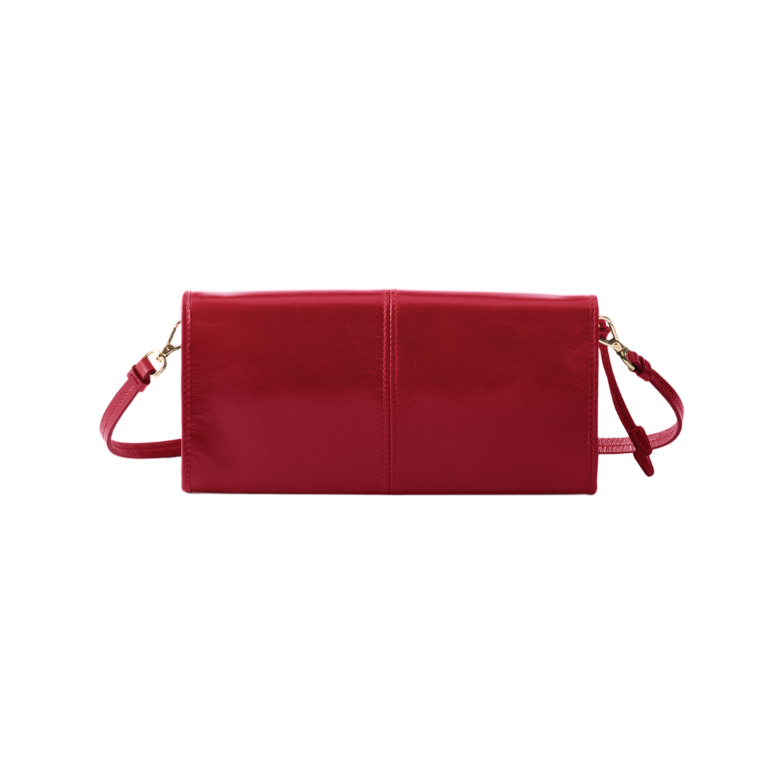 프라다 레더 월렛 숄더 스트랩 레드(Prada Leather Wallet with Shoulder Strap Red) - 2