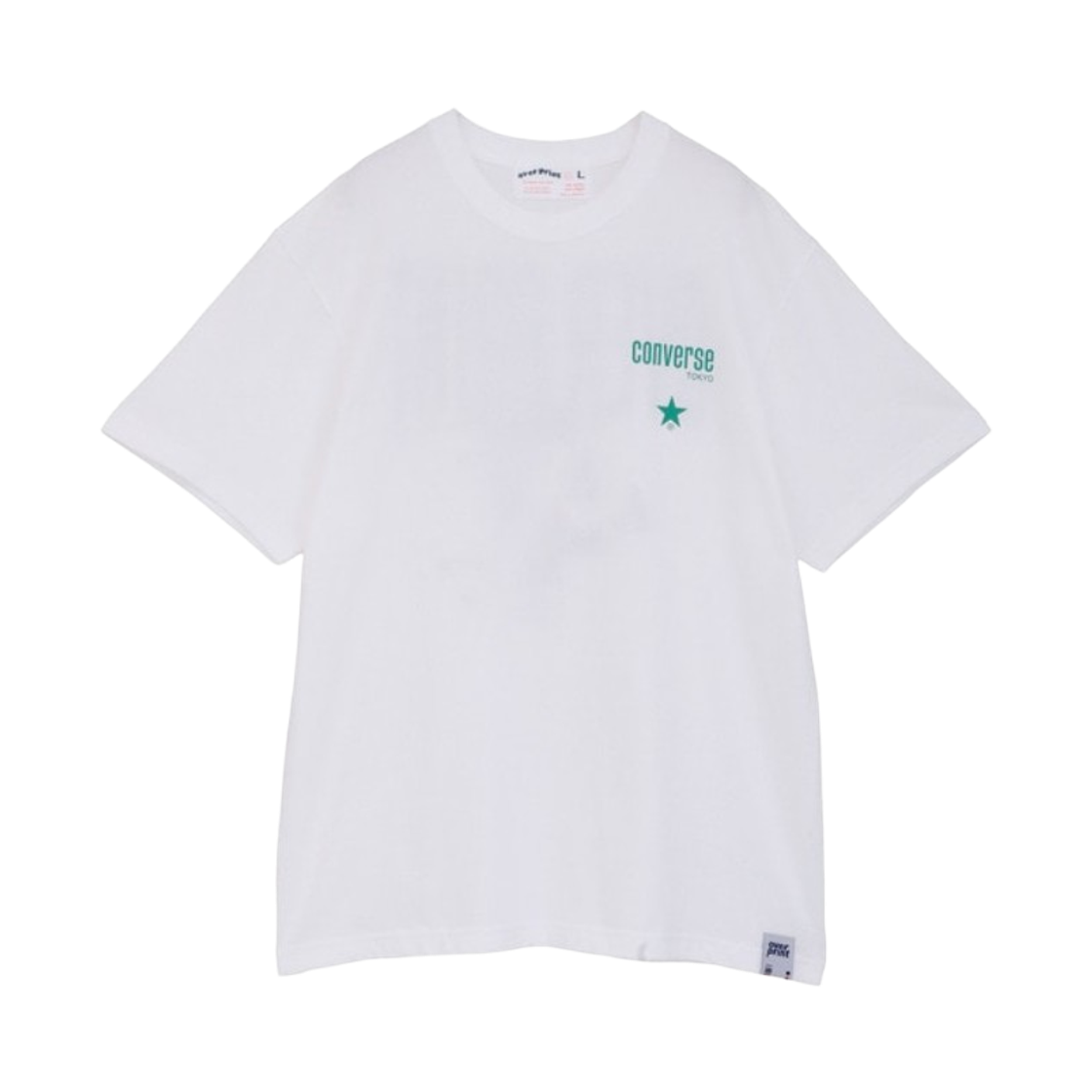 컨버스 도쿄 x 오버 프린트 스트리트 걸 티셔츠 제로 제로 히어로 화이트(Converse Tokyo x Over Print Street Girl T-Shirt Zero Zero Hero White) - 2