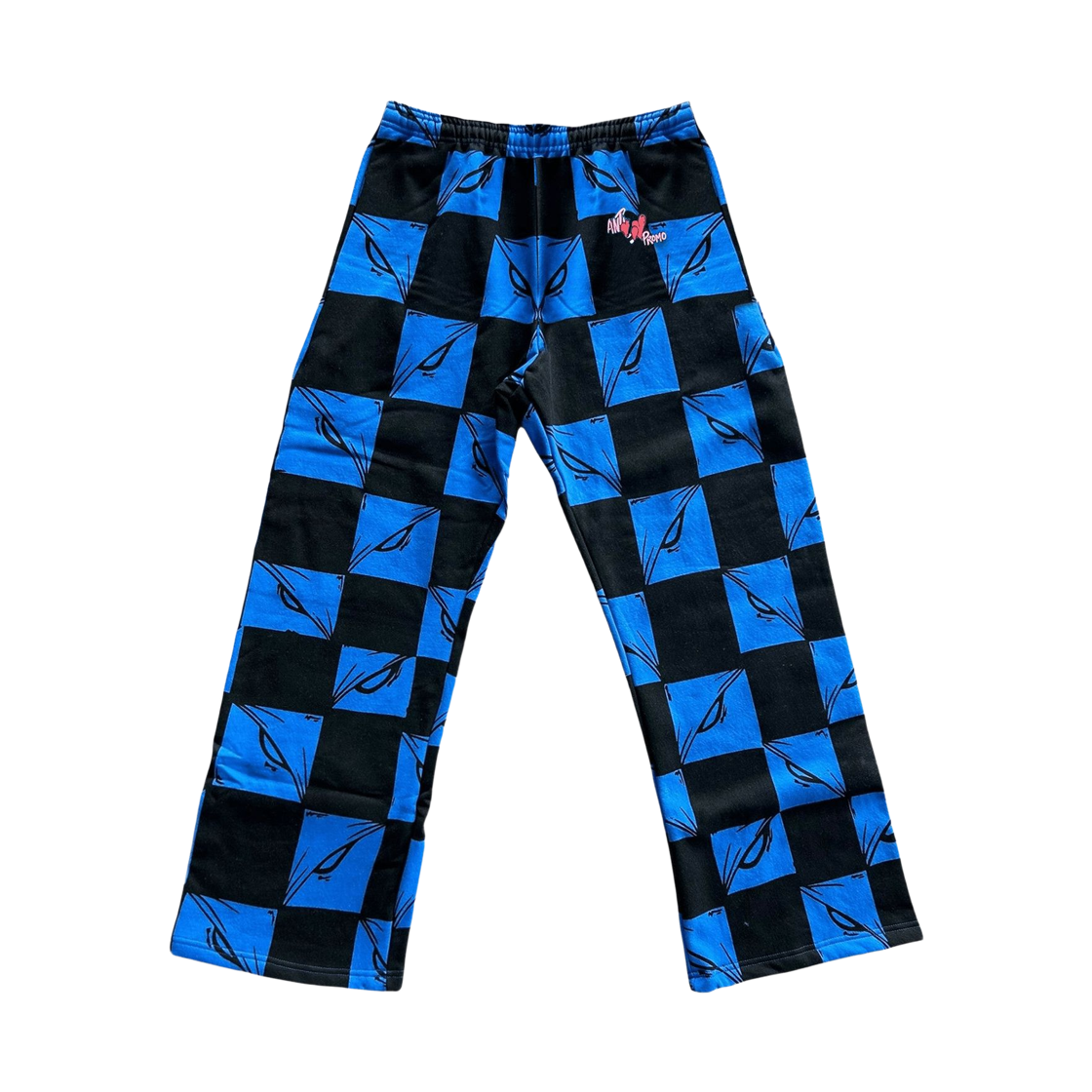 안티 프로모 99 아이즈 스웨트팬츠 블랙 블루(Anti Promo 99 Eyez Sweatpants Black Blue)