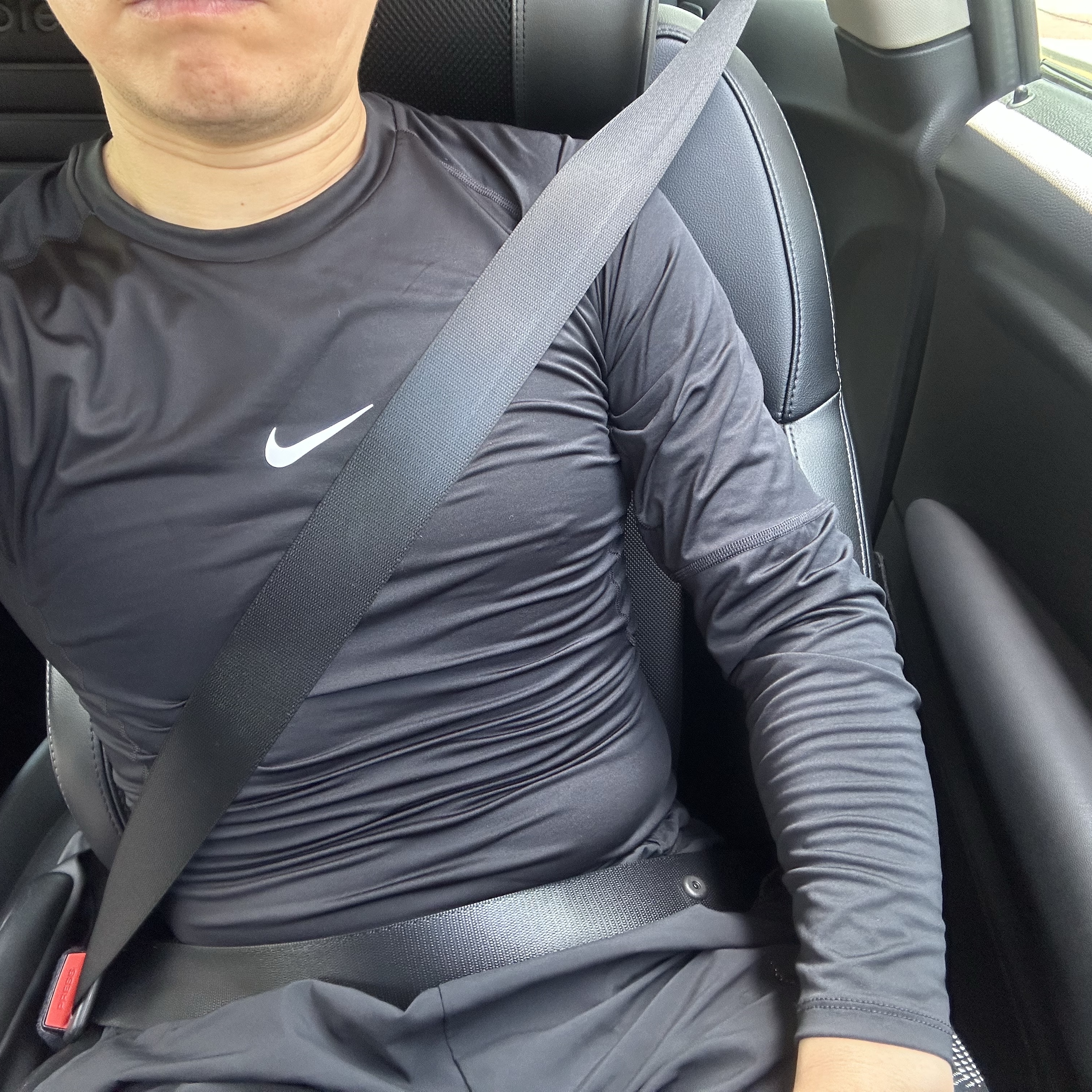 Nike Pro Dri-Fit Tight Long Sleeve Fitness Top Black - Asia 착용 스타일