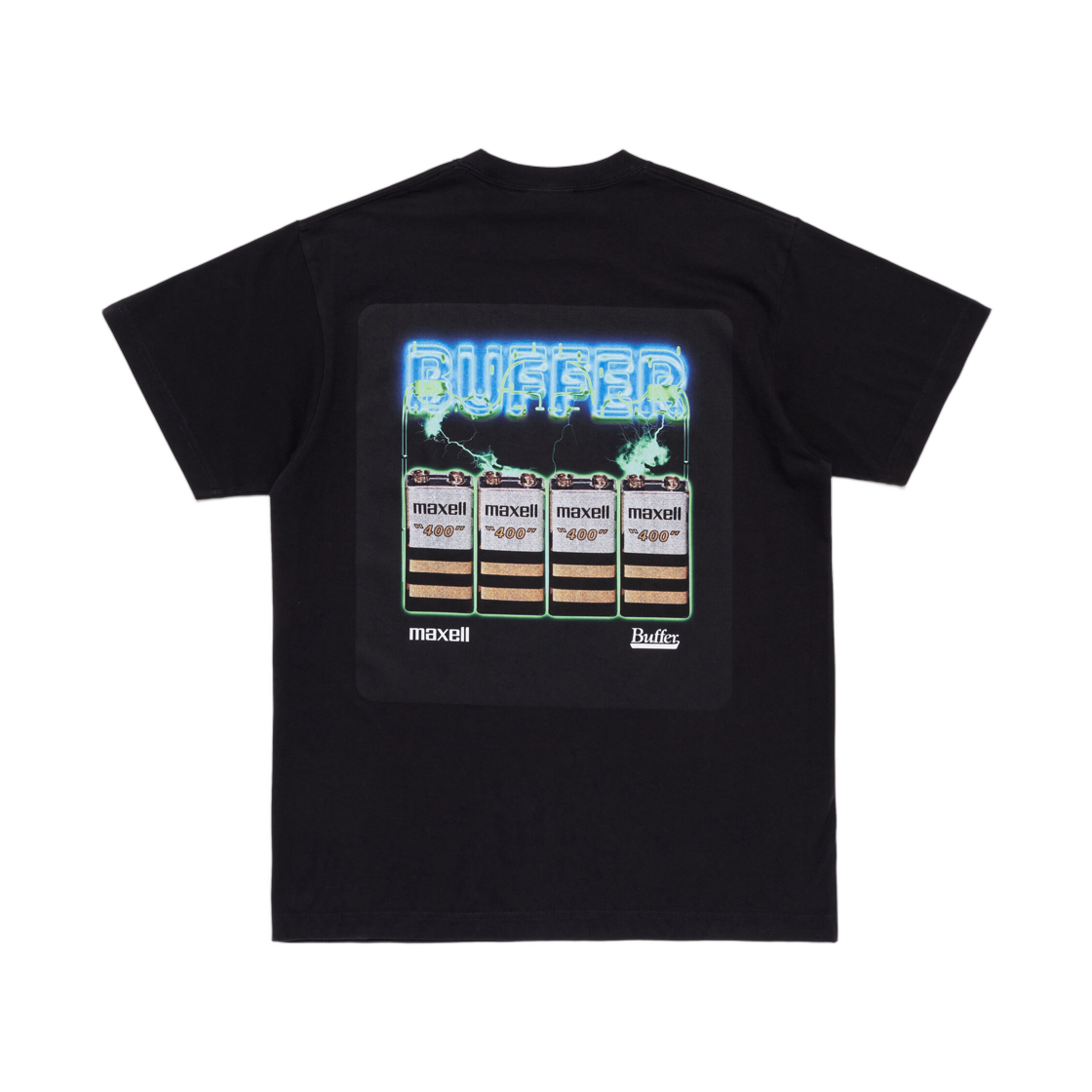 버퍼 맥셀 맥스 라이트닝 티셔츠 블랙(Buffer Maxell Max Lightning T-Shirt Black) - 2